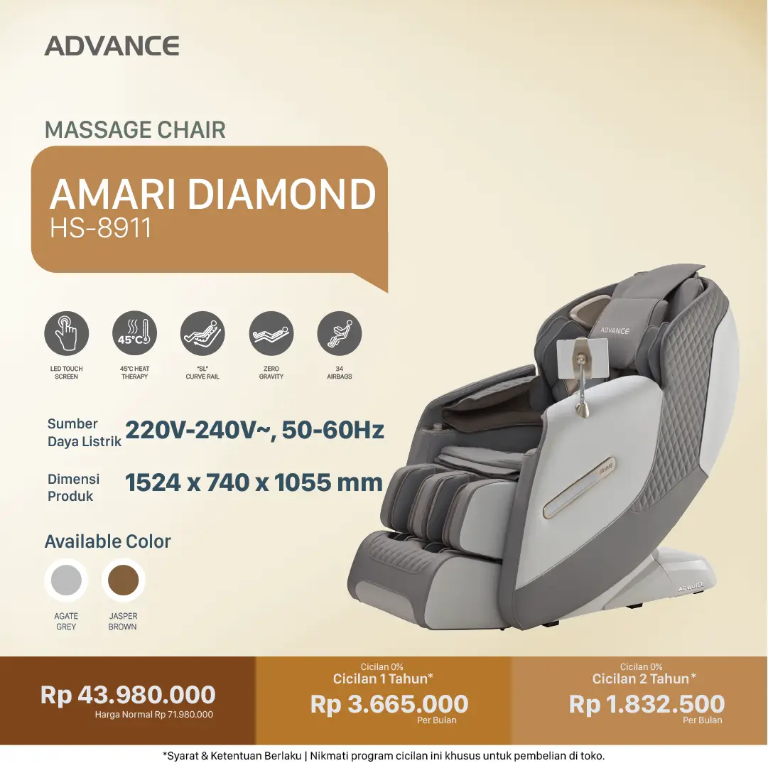 Amari Diamond HS-8911 Massage Chair
